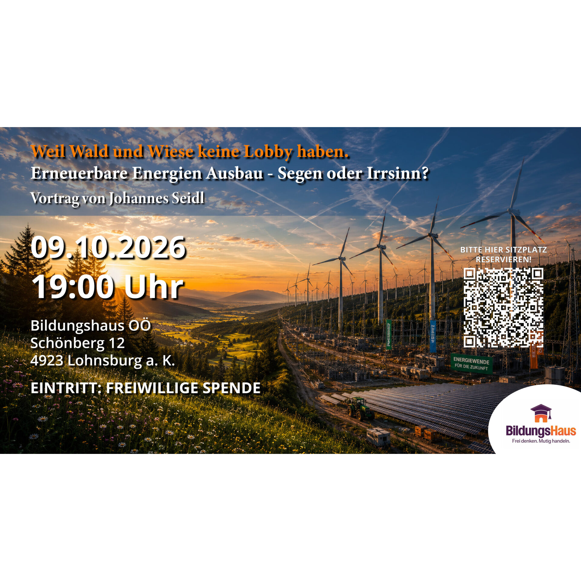 Erneuerbare Energien – Segen oder Irrsinn?