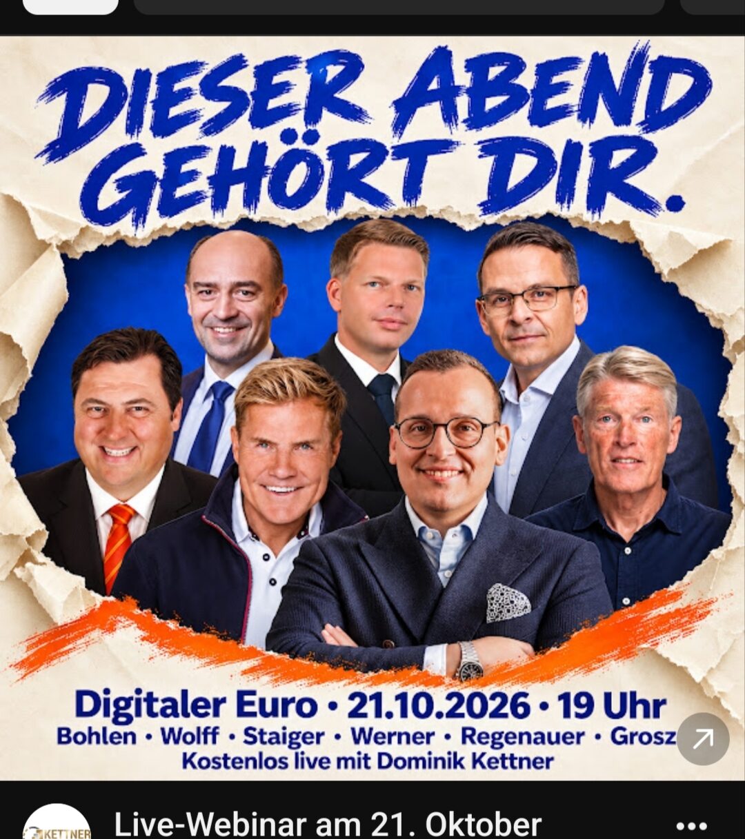 Der digitale Euro kommt – Dieser Abend gehört dir!
