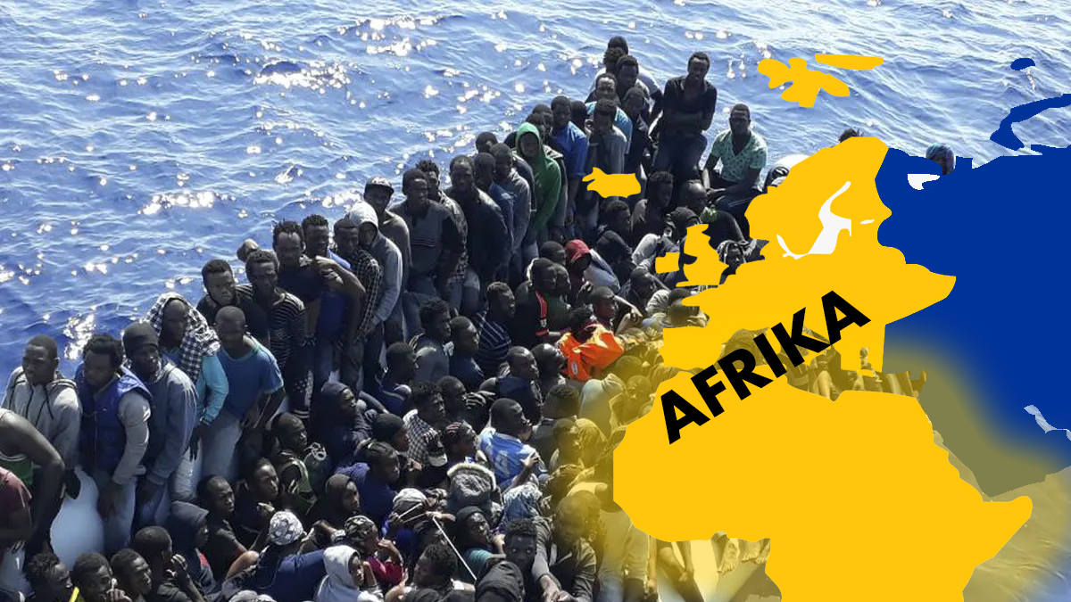 Afrikaner auf dem Weg in die EU; Bild: R24