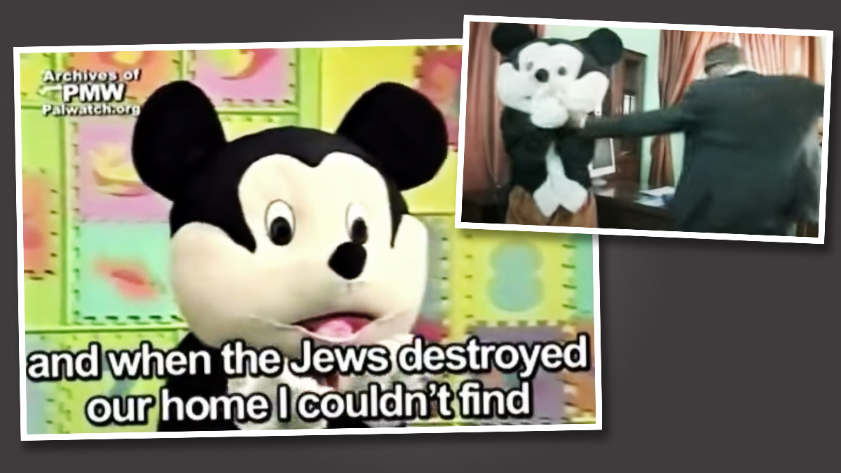 Gehirnwäsche: Mit dieser kranken Micky Maus-Kopie schürten die Hamas Judenhass bei Kindern