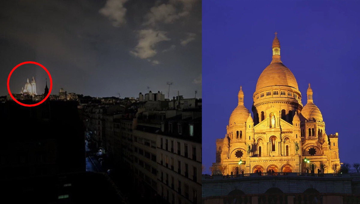 Großflächiger Stromausfall in Paris nach LGBTQ-Freakshow – nur Basilika Sacre Coeur erleuchtet