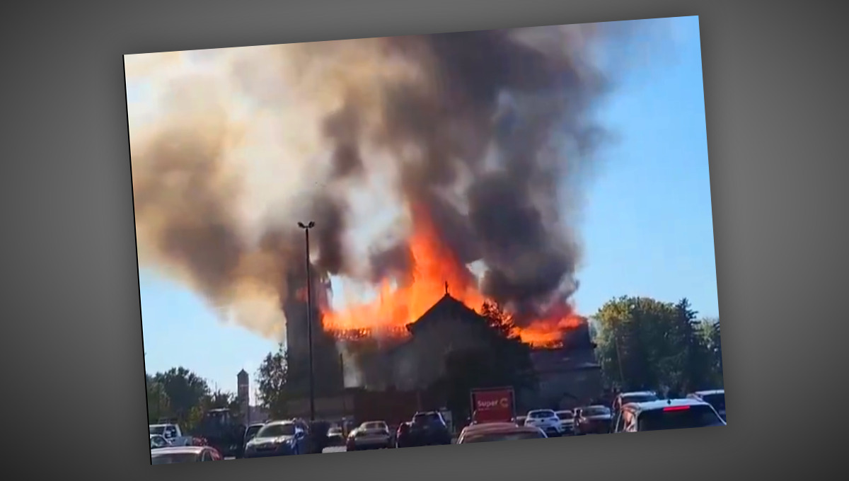 Der 112. Kirchenbrand in Kanada seit 2021: Notre-Dame-des-Sept-Allégresses brannte aus