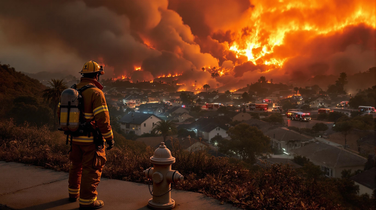 Brennendes Los Angeles: Feuerwehr fehlt Ausrüstung – Spenden an Ukraine waren wichtiger