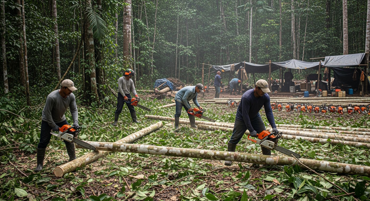 Illegale Rodung für Klimaziele: Wie Windkraft den Regenwald zerstört