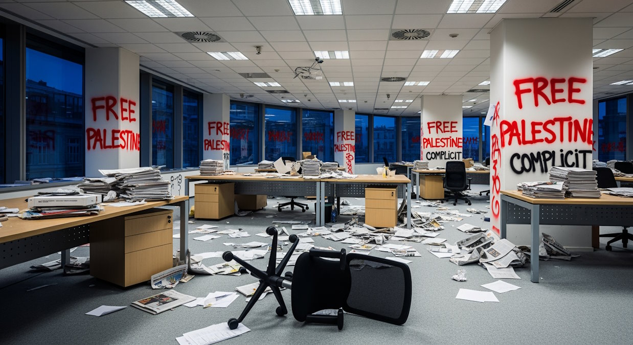 Linksextreme Antisemiten verwüsten “La Stampa”-Hauptsitz