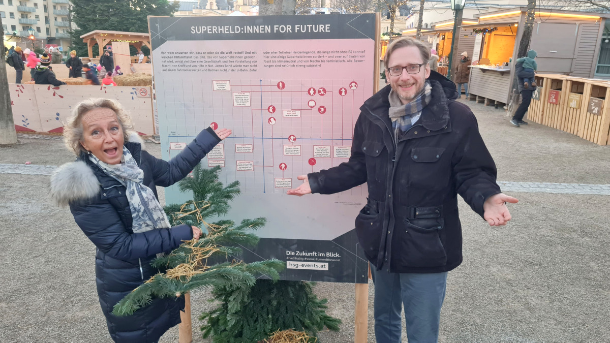 Politische Botschaften: Kulturstadt Baden von linkswokem Adventmarkt geplagt