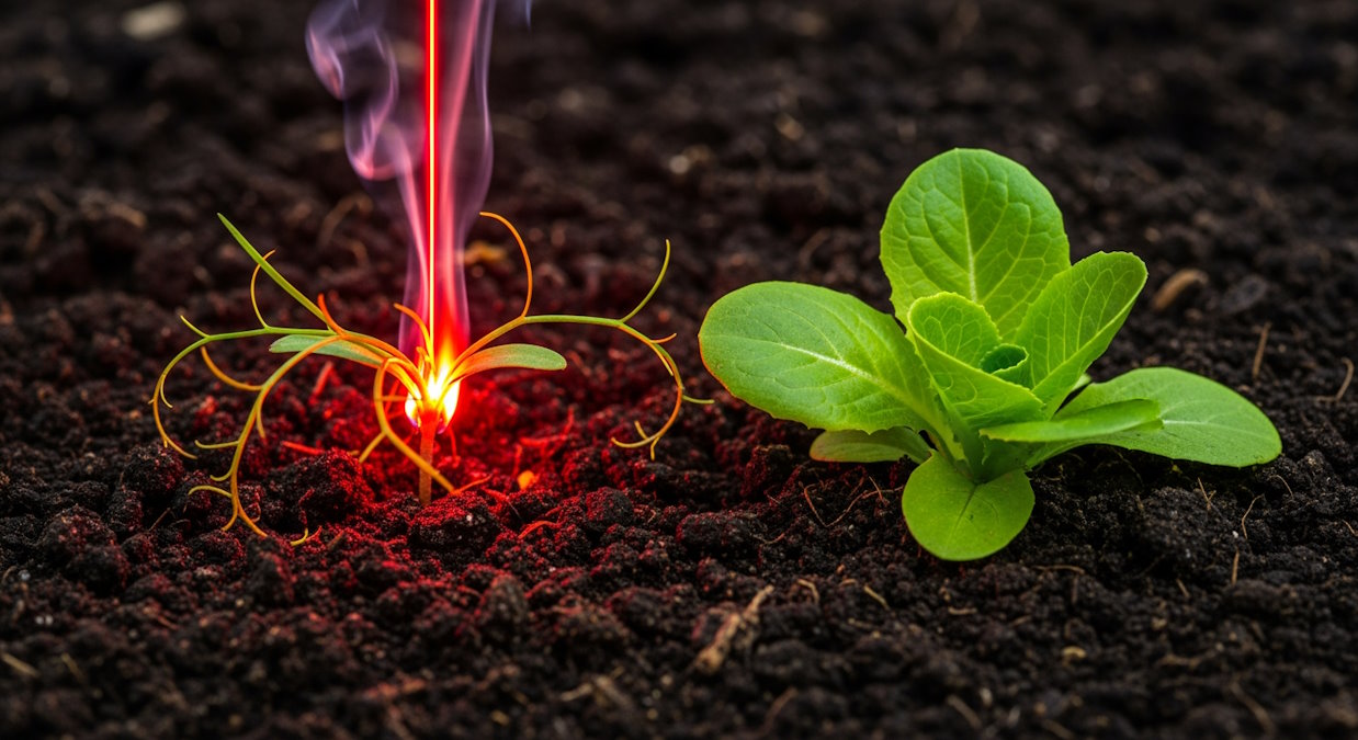 Star Wars auf dem Acker: Diese geniale Laser-Maschine macht den grünen Verbots-Wahnsinn überflüssig!